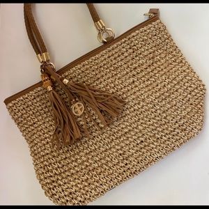 Giani Bernini Straw Tote Bag